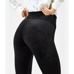 Spanx Velvet Black Leggings Women’s S